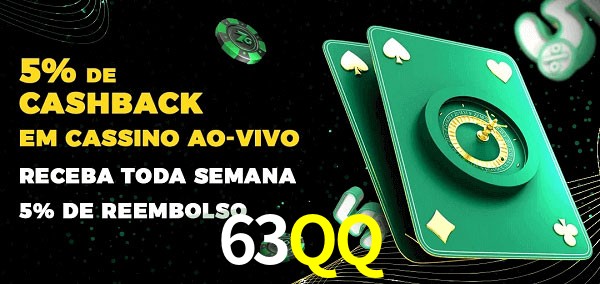 Promoções do cassino ao Vivo 63QQ